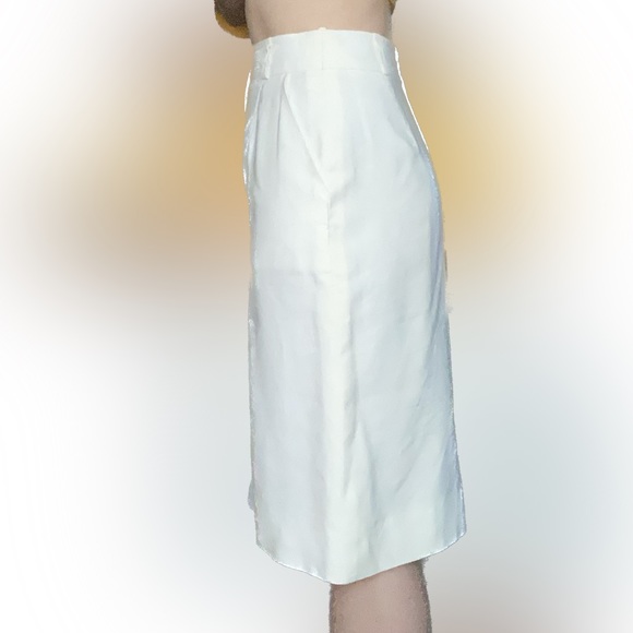 High Waist Mid Length Pencil Skirt - Picture 5 of 6